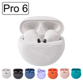 0407GG Air Pro 6 TWS Wireless Headphones with HD Mic Fone Bluetooth Earphones Sport Running Headset for Apple iPhone Xiaomi Pro6 Earbud